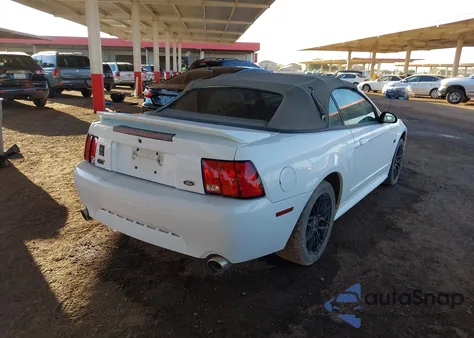 2000 Ford Mustang Gt из США, поврежденный, VIN 1FAFP45X8YF305909